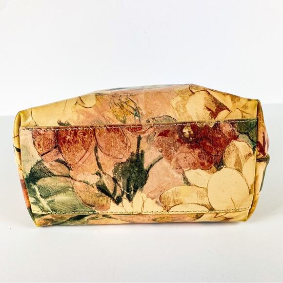 MAURIZIO TAIUTI Beautiful Floral Italian Leather Tote - Picture 4 of 9